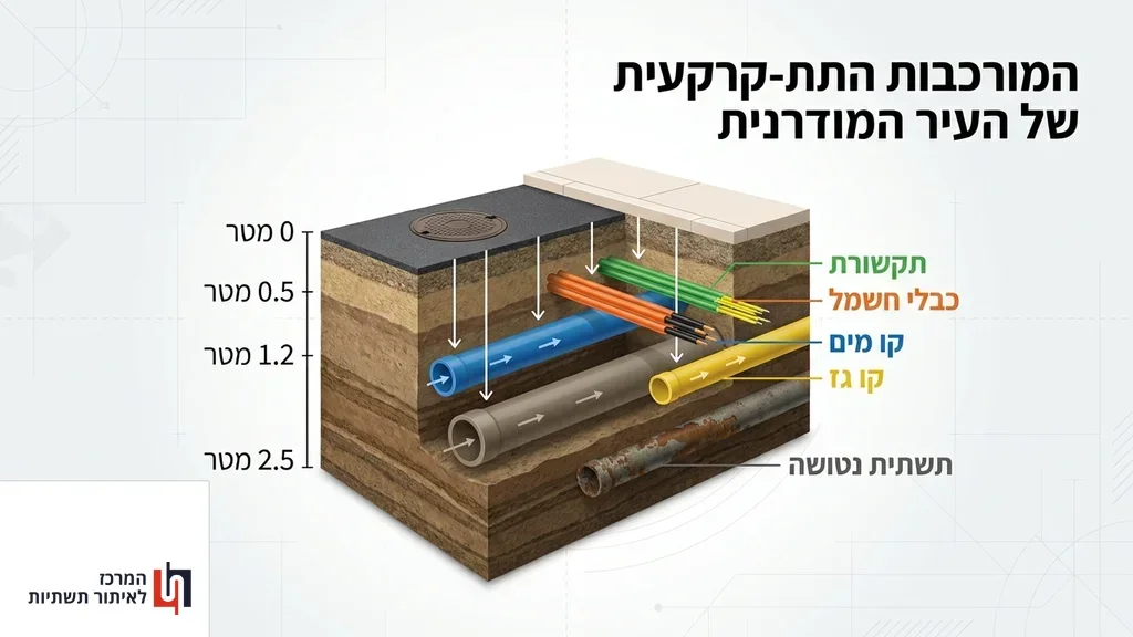 צוות המרכז לאיתור תשתיות מבצע סריקת ביוב תת קרקעית